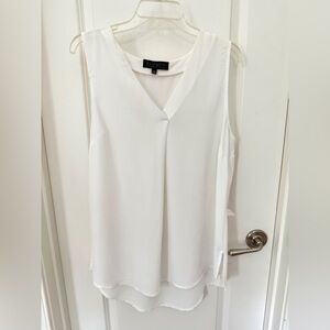 Eloquii Women's White Sleeveless Top Size 14